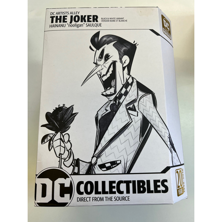 DC Artists Alley 20 years 1998-2018 - The Joker Hainanu Nolligan Saulque Black and White Version Statue DC Collectibles