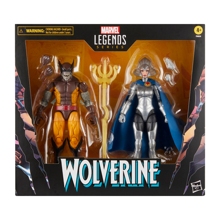 Marvel Legends Series Wolverine and Lilandra Neramani 6-inch scale action figures Hasbro F9034