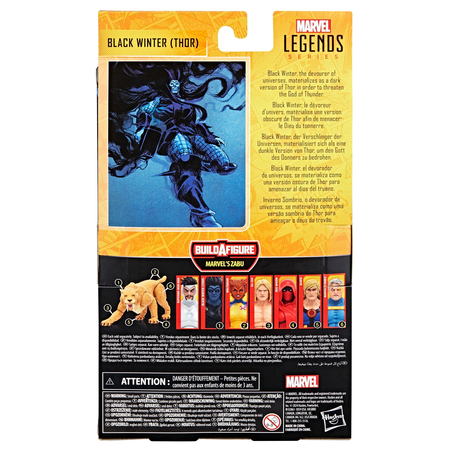 Marvel Legends Series (BAF Zabu) Black Winter (Thor) 6-inch scale action figure Hasbro F9073