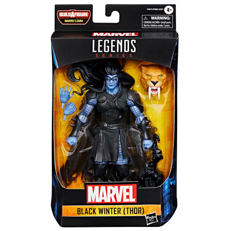 Marvel Legends Series (BAF Zabu) Black Winter (Thor) 6-inch scale action figure Hasbro F9073