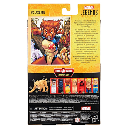 Marvel Legends Series (BAF Zabu) Wolfsbane figurine échelle 6 pouces Hasbro F9074
