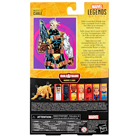 Marvel Legends Series (BAF Zabu) Marvel's Cable 6-inch scale action figure Hasbro F9078