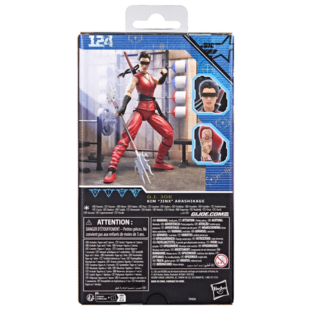 GI Joe Classified Series Kim "Jinx" Arashikage figurine échelle 6 pouces Hasbro #124 F9436