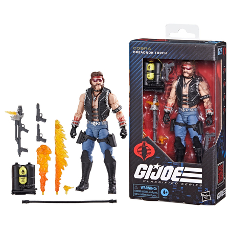 GI Joe Classified Series Dreadnok Torch 6-inch scale action figure Hasbro #123 F9859