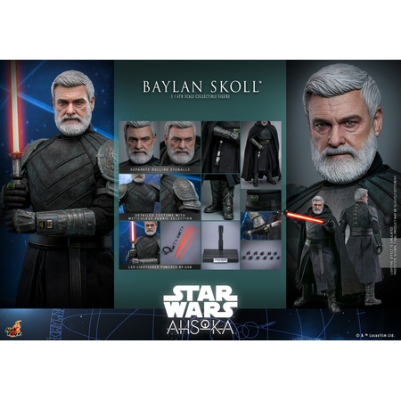 Star Wars: Ahsoka - Baylan Skoll 1:6 Scale Figure Hot Toys 913202 TMS125