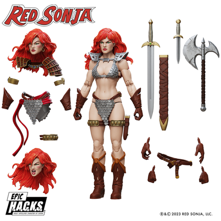 Red Sonja Figurine Échelle 1:12 Epic HACKS