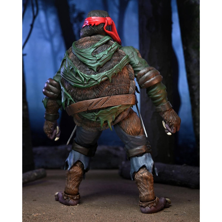 Universal Monsters x Teenage Mutant Ninja Turtles Ultimate Raphael en Loup-Garou figurine échelle 7 pouces NECA 54300