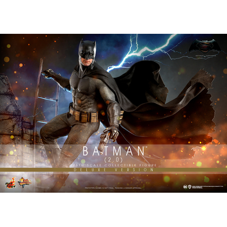 DC Batman v Superman: Dawn of Justice Batman (2_0) (Version de Luxe) Figurine Échelle 1:6 Hot Toys 9129702