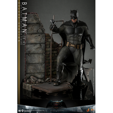 DC Batman v Superman: Dawn of Justice Batman (2_0) (Deluxe Version) 1:6 Scale Figure Hot Toys 9129702 MMS732