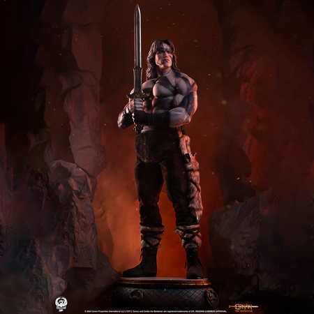 Conan 1:2 Scale Elite Series Statue - Warpaint Edition Arnold Schwarzenegger PCS 9131892
