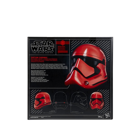 Star Wars The Black Series Galaxy's Edge Captain Cardinal Electronic Helmet Prop Replica Hasbro HSF0013