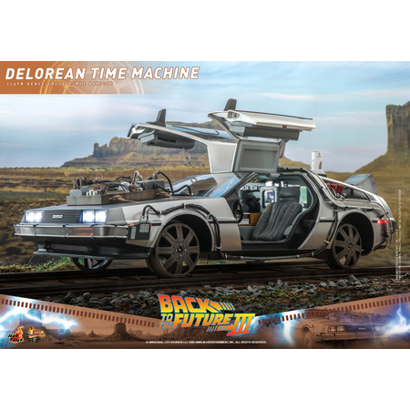Retour vers le Futur III - Voiture DeLorean Échelle 1:6 Hot Toys 913042 MMS738