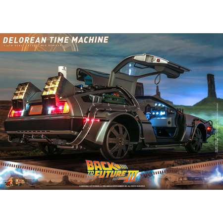 Back to the Future III - DeLorean Time Machine 1:6 Scale Figure Accessory Hot Toys 913042