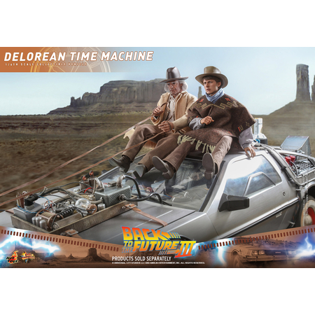 Retour vers le Futur III - Voiture DeLorean Échelle 1:6 Hot Toys 913042 MMS738