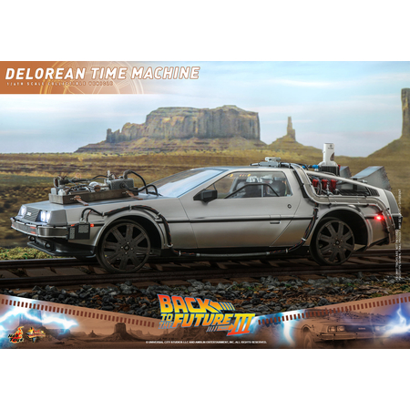 Back to the Future III - DeLorean Time Machine 1:6 Scale Figure Accessory Hot Toys 913042