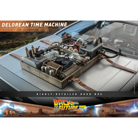 Back to the Future III - DeLorean Time Machine 1:6 Scale Figure Accessory Hot Toys 913042