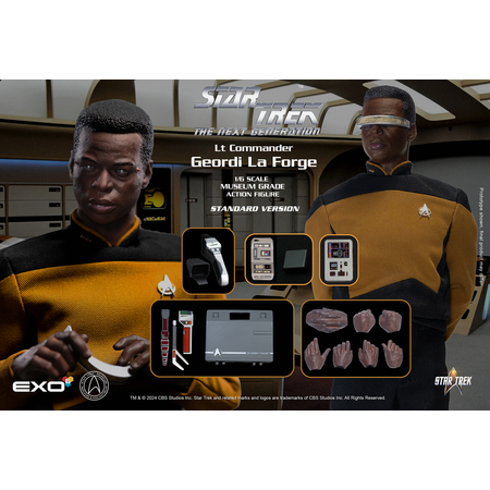 Star Trek: The Next Generation - Geordi La Forge (Standard Version) 1:6 Scale Figure EXO-6 (9130712)
