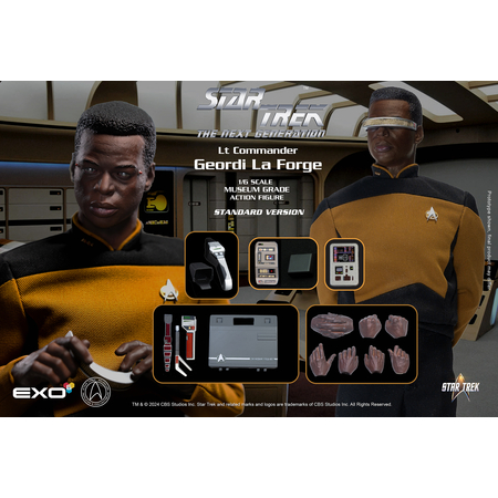 Star Trek: The Next Generation - Geordi La Forge (Standard Version) 1:6 Scale Figure EXO-6 (9130712)