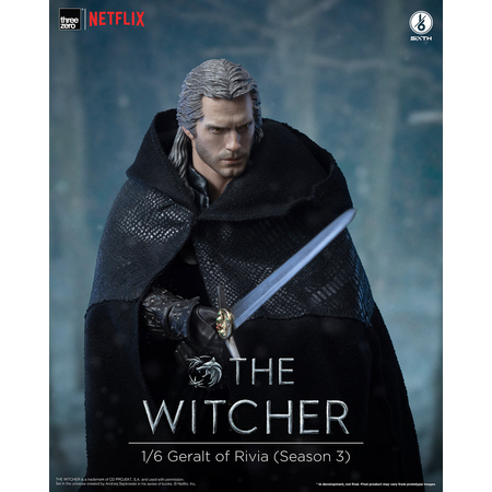 The Witcher Geralt of Rivia (Season 3) 1:6 Scale Figure Threezero 912977