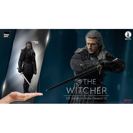 The Witcher Geralt of Rivia (Season 3) 1:6 Scale Figure Threezero 912977 3Z0532