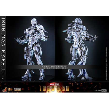 Marvel Iron Man Mark II (2_0) Figurine Échelle 1:6 DIECAST Hot Toys 913024 MMS733-D59