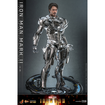 Marvel Iron Man Mark II (2_0) Figurine Échelle 1:6 DIECAST Hot Toys 913024 MMS733-D59