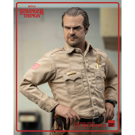 Stranger Things Jim Hopper (Season 1) 1:6 Scale Figure Threezero 913207