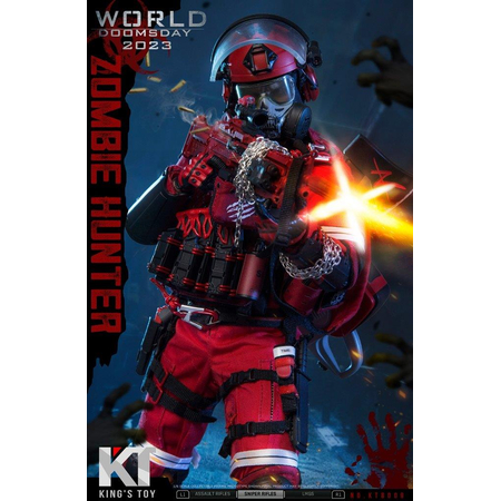 Apocalypse - chasseur de Zombie World Doomsday 2023 Figurine Échelle 1:6 King's Toy KT8009