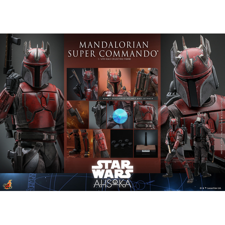 Star Wars Mandalorian Super Commando Figurine Échelle 1:6 Hot Toys 913183