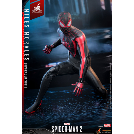 Marvel Spider-Man 2 Miles Morales (Upgraded Suit) 1:6 Scale Collectible Figure EXCLUSIVE Hot Toys 912519 VGM55
