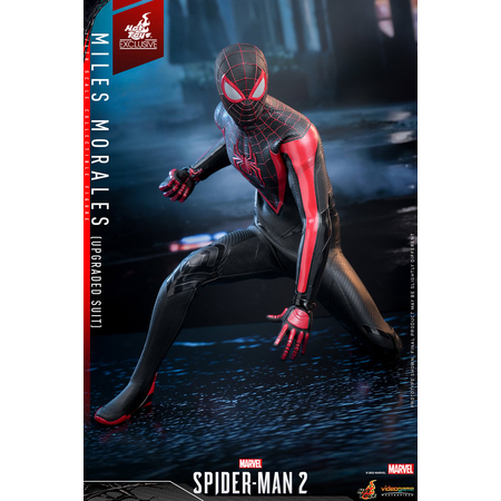 Marvel Spider-Man 2 Miles Morales (Costume Amélioré) Figurine EXCLUSIVE Échelle 1:6 Hot Toys 912519 VGM55