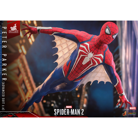 Marvel Spider-Man 2 Peter Parker Figurine Échelle 1:6 EXCLUSIVE Hot Toys 912518 VGM54