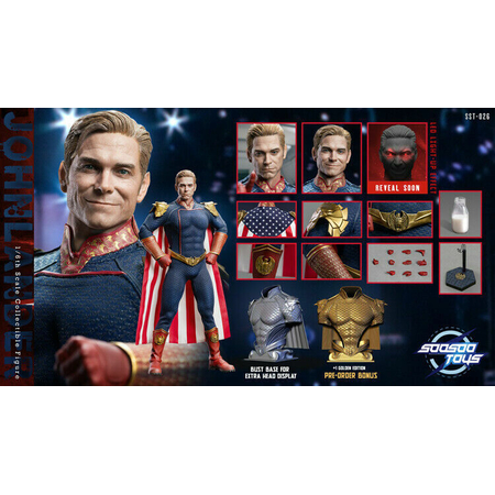 Homelander Protector Soldat Mâle Figurine Échelle 1:6 SooSooToys SST-026