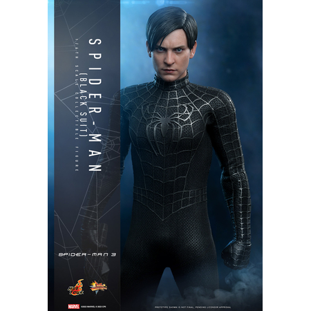 Marvel Spider-Man 3 Spider-Man (Costume Noir) (Tobey Maguire) Figurine Échelle 1:6 Hot Toys 912768