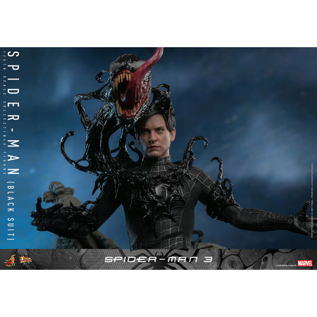 Marvel Spider-Man 3 Spider-Man (Black Suit) (Tobey Maguire) 1:6 Scale Figure Hot Toys 912768