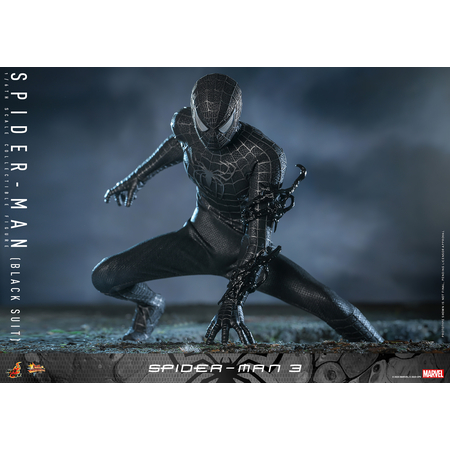 Marvel Spider-Man 3 Spider-Man (Costume Noir) (Tobey Maguire) Figurine Échelle 1:6 Hot Toys 912768