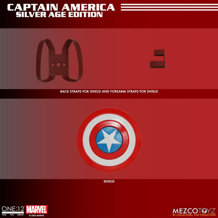 One:12 Collective Marvel Captain America – Silver Age Edition figure Mezco Toyz 76254