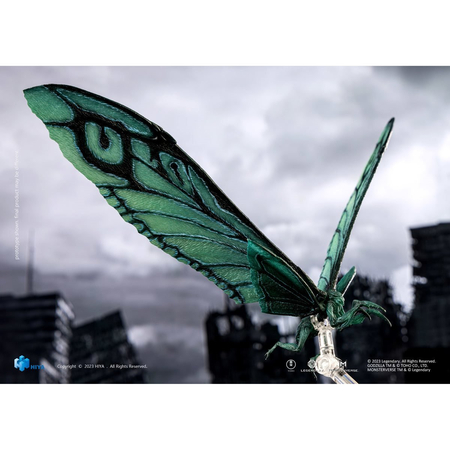 Godzilla: King of the Monsters Mothra Emerald Titan Exquisite Basic Action Figure - Previews Exclusive Hiya Toys 420381