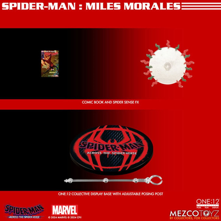 One:12 Collective Marvel Spider-Man: Miles Morales Action Figure Mezco Toyz 76631