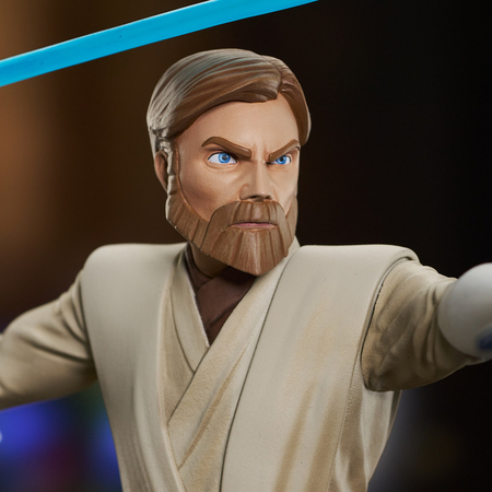 Star Wars: The Clone Wars - General Obi-Wan Kenobi Deluxe Gallery Statue Gentle Giant 85282