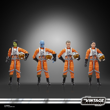 Star Wars The Vintage Collection X-Wing Pilot 4-Pack 3,75-inch scale action figure Hasbro F9395