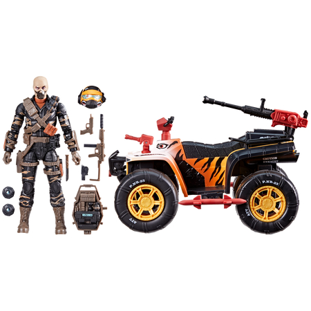 GI Joe Classified Series Tiger Force Wreckage & Tiger Paw ATV 6-inch scale action figure Hasbro #137 (F9435)