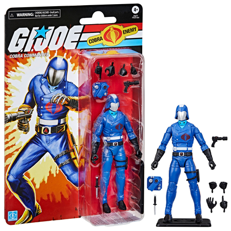 GI Joe Classified Series Retro Cardback Cobra Commander 6-inch scale action figure Hasbro F9677
