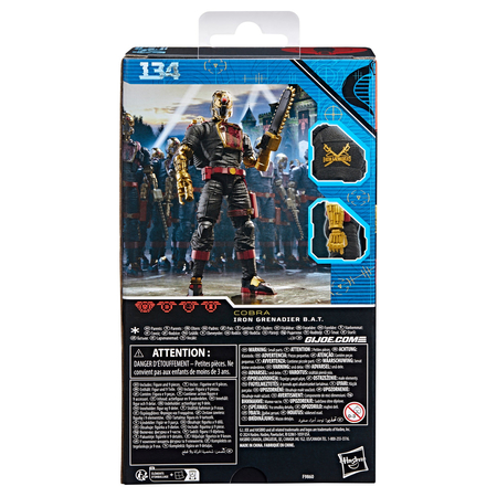 GI Joe Classified Series Iron Grenadier BAT 6-inch scale action figure Hasbro #134 F9860