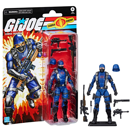 GI Joe Classified Series Retro Cardback Cobra Trooper figurine échelle 6 pouces Hasbro F9866