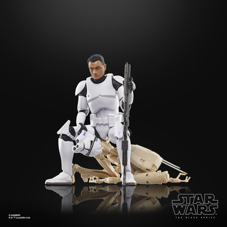 Star Wars The Black Series Clone Trooper & Battle Droid Ensemble de figurines échelle 6 pouces Hasbro G0241
