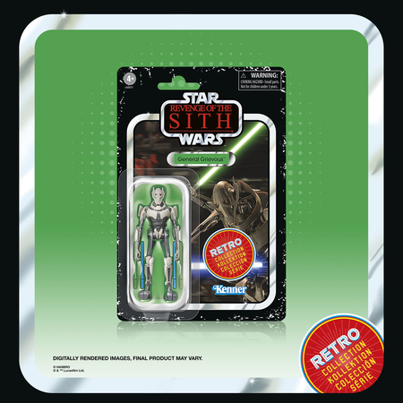 Star Wars Retro Collection Star Wars Épisode II & Épisode III Ensemble de figurines échelle 3,75 pouces Hasbro G0371