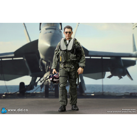 US Navy Instructeur de combat Pilote de F/A-18E – Capitaine Mitchell figurine échelle 1:6 DID MA80170