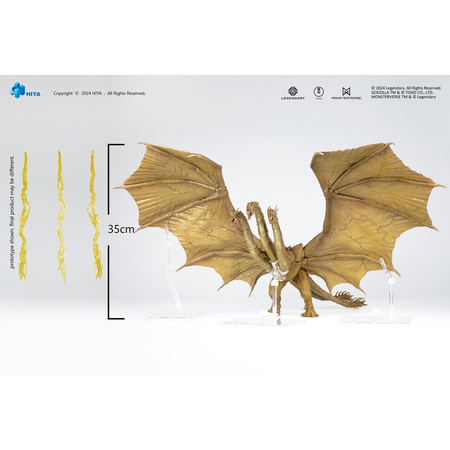 Godzilla: Le Roi des Monstres King Ghidorah Gravity Beam Exquisite Basic Figurine - Previews Exclusive Hiya Toys DC420271