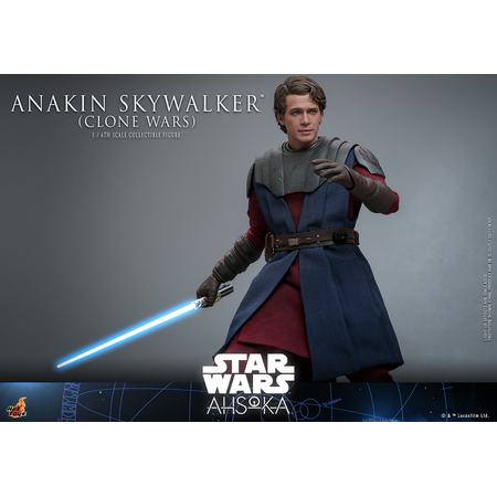 Star Wars Anakin Skywalker (Clone Wars) 1:6 Scale Figure Hot Toys 913285 TMS129Star Wars Anakin Skywalker (Clone Wars) 1:6 Scale Figure Hot Toys 913285 TMS129